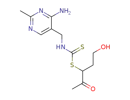 (4-amino-2-methyl-pyrimidin-5-ylmethyl)-dicarbothioamidoic acid-(1-acetyl-3-hydroxy-propyl ester)